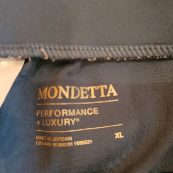Mondetta Performance and Luxury Pintuck Pull-On Pants Dark Teal XL - Picture 8 of 10
